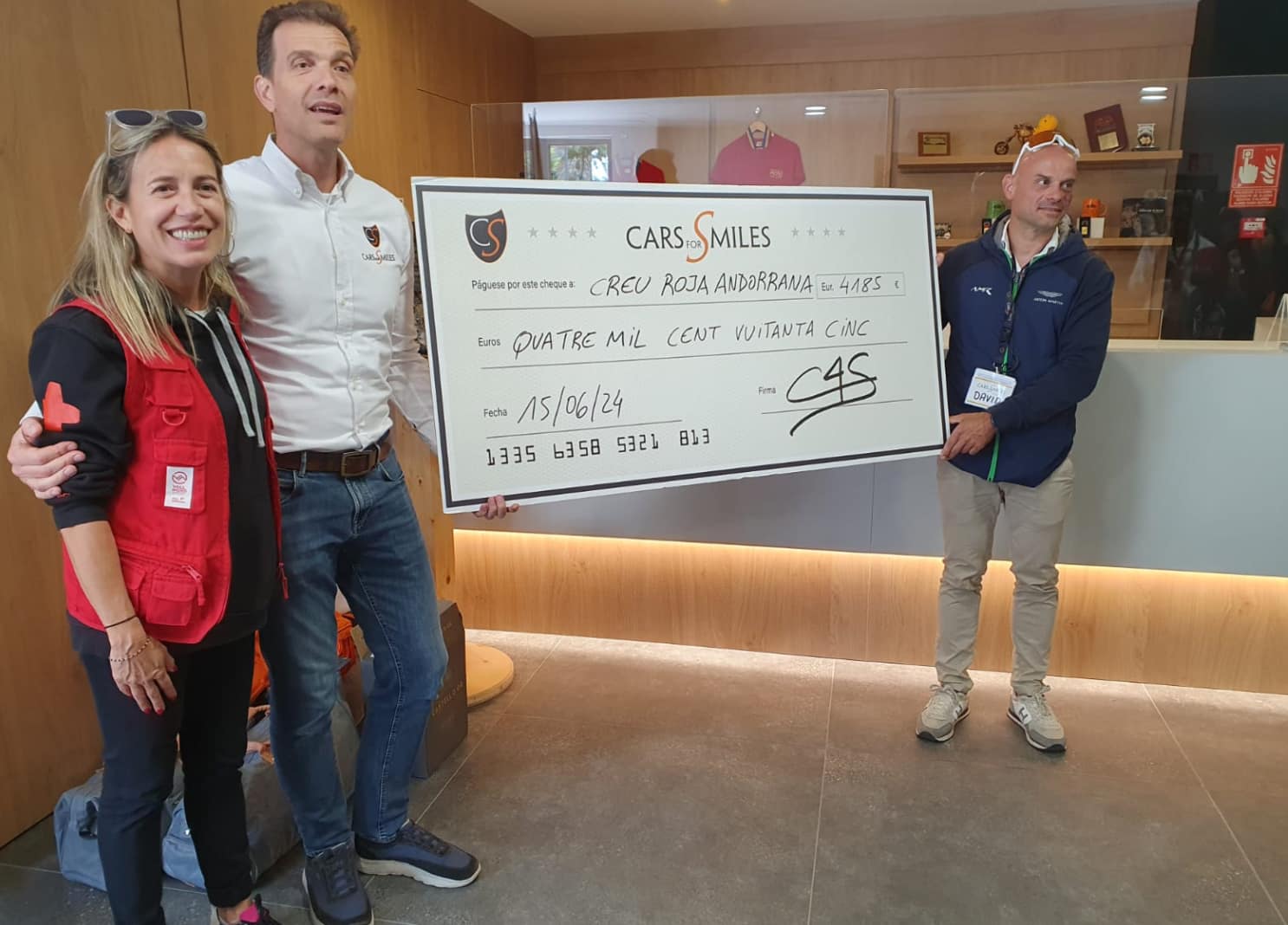 Emocions a flor de pell a la 1a edició de Cars For Smiles al Principat