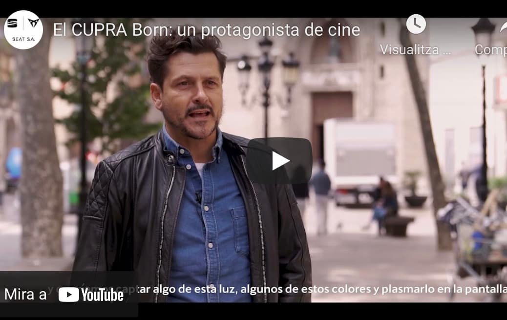 El CUPRA Born, protagonista de cine a la Ciutat Comtal