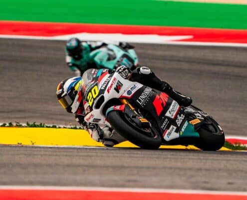 Una caida deja fuera de carrera a Cardelús en Portimao