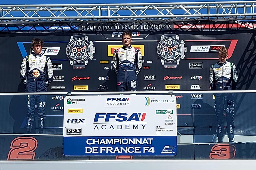 Frank Porté fa que l’himne d’Andorra soni per primer cop en un Gran Premi d’F4