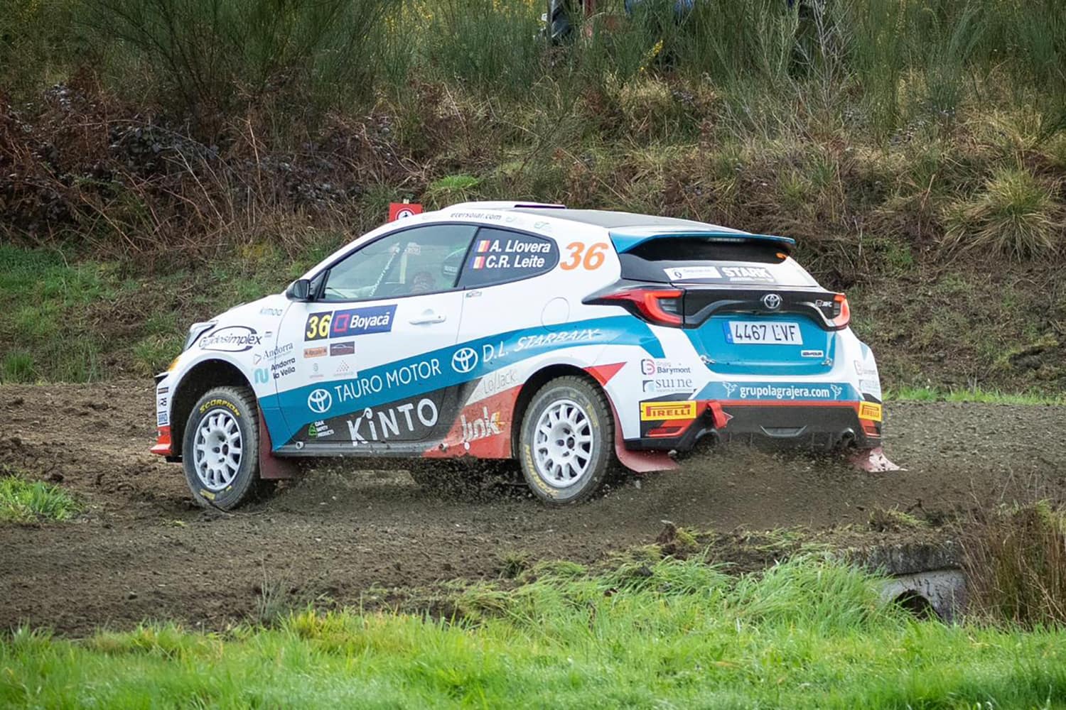 12a posició d’Albert Llovera - Claudi Ribeiro al Rally Terra da Auga