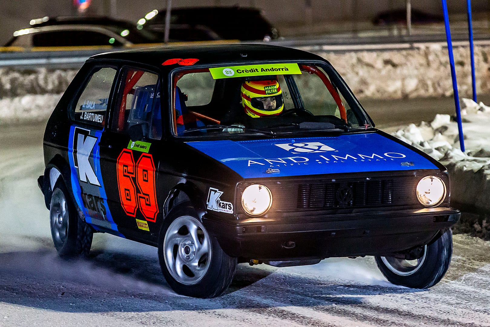 Joan Sala i el seu Golf GTI