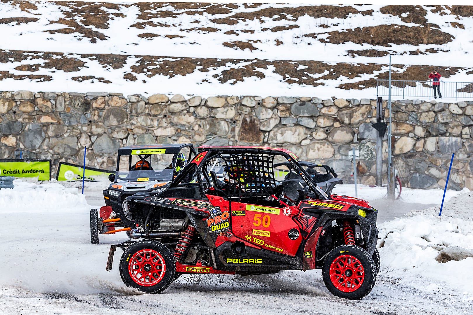 Yann Le Potier i el seu Polaris