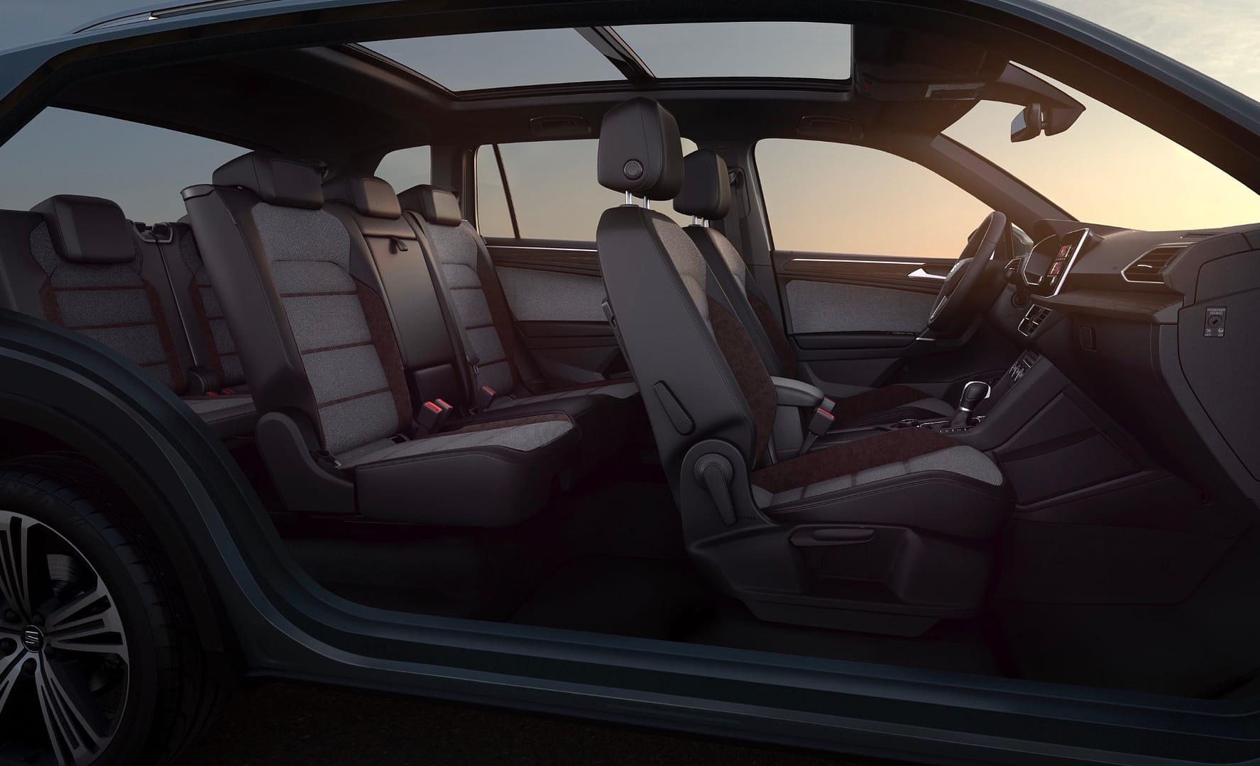 Vista interior de les places del SEAT Tarraco