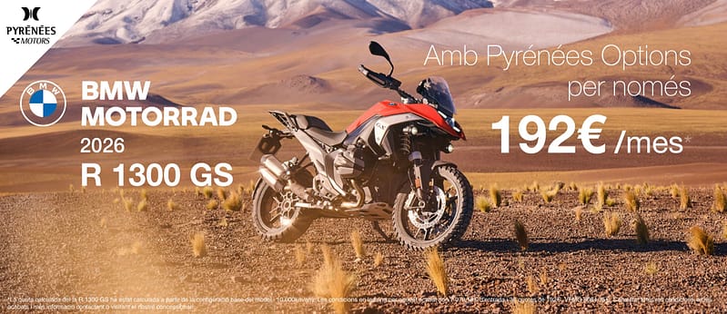 Informació de quota de finançament de la BMW R 1300 GS 