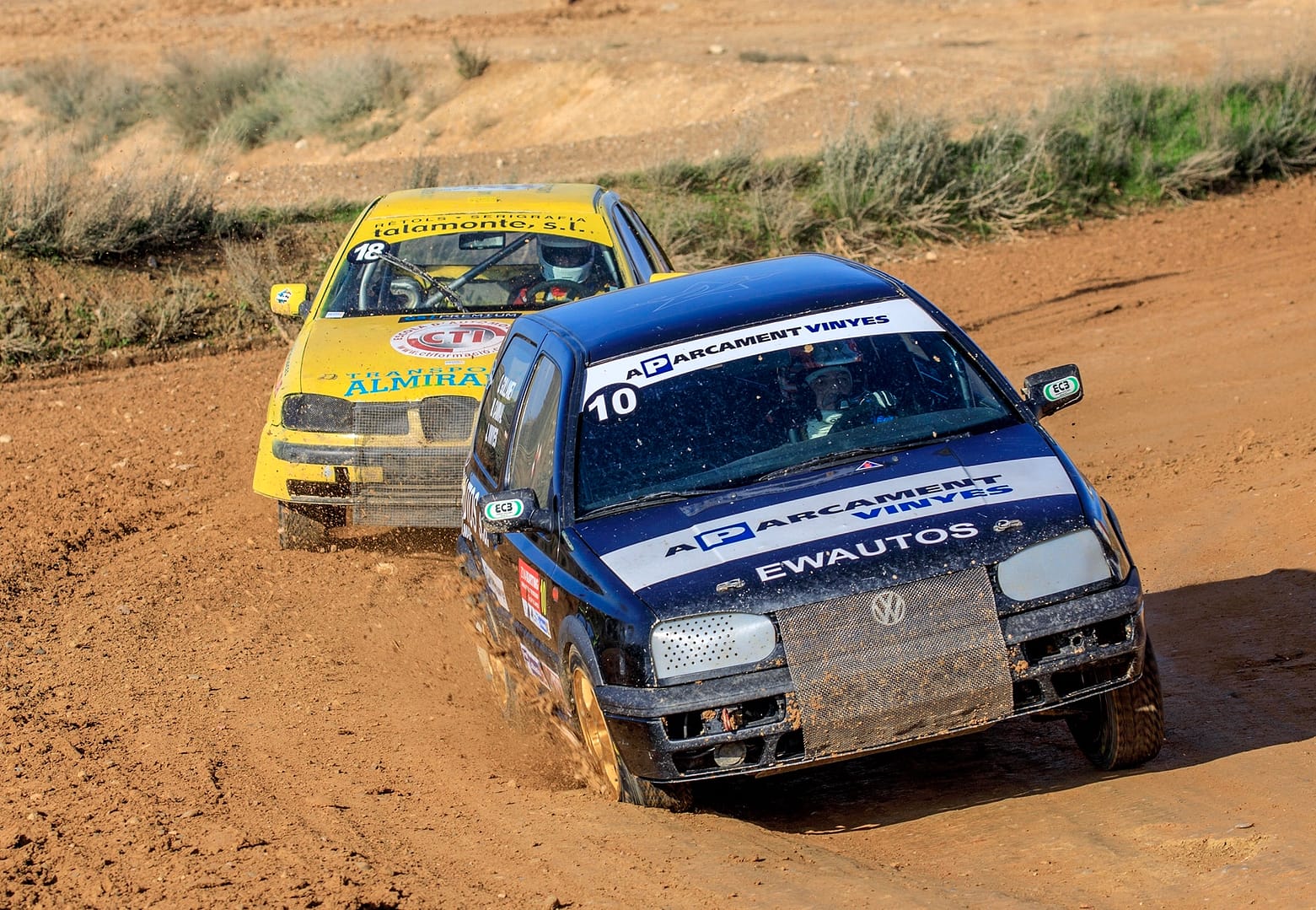 El VW Golf Baporo Motosport de Guillamet-Caminal i Vinyes