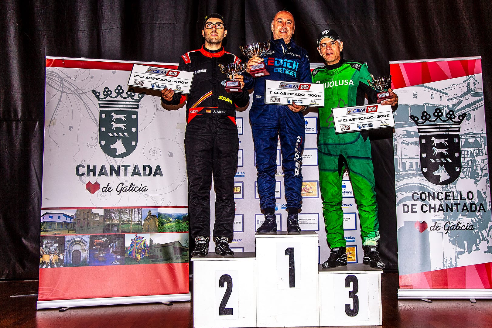 Gran actuació de Gerard de la Casa a Chantada, Galícia