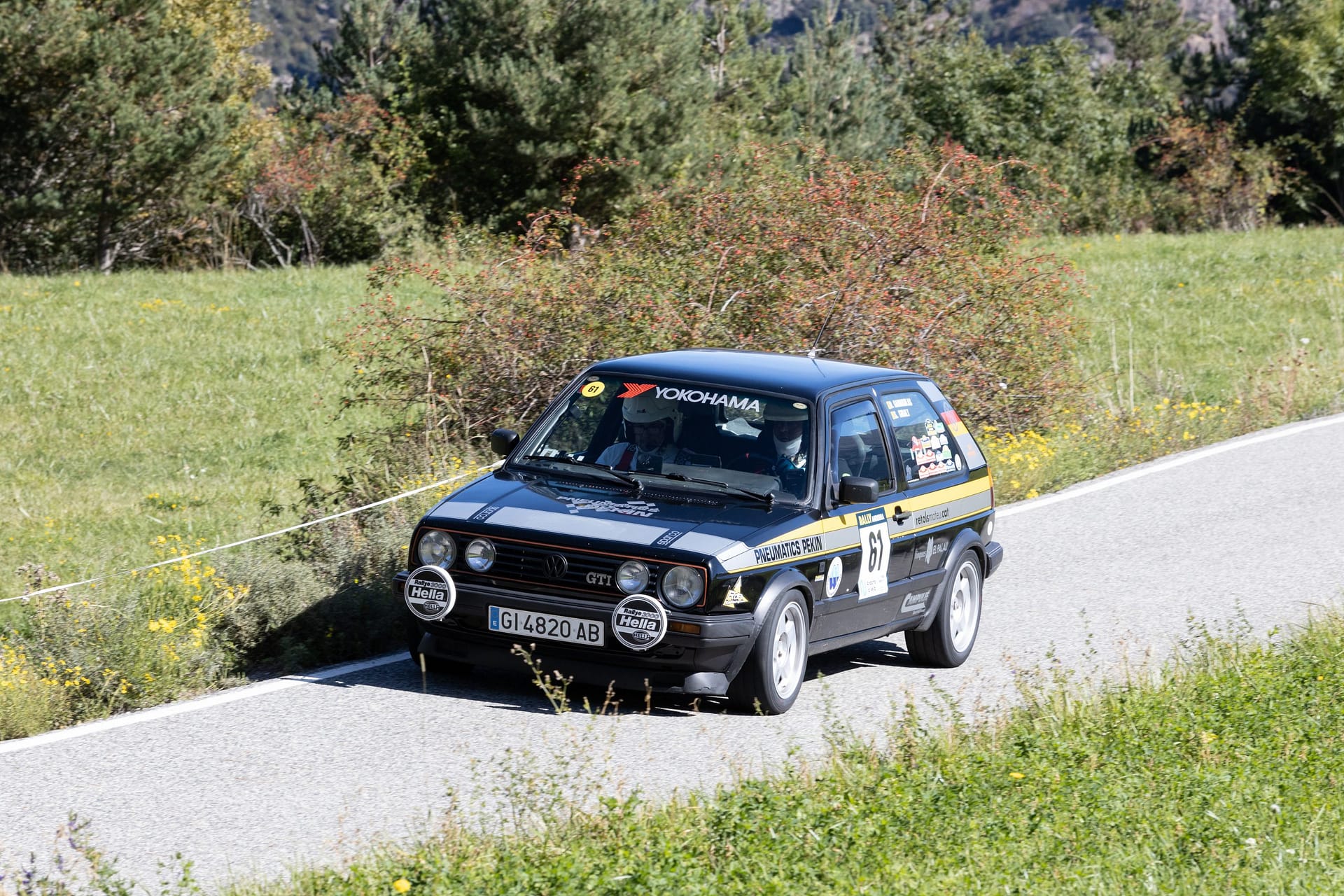 David Garrigoles - Sergi Giralt amb el Golf GTI MKII